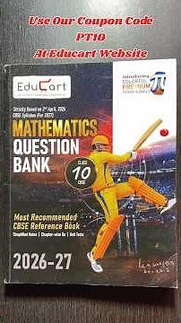 Educart CBSE Class 10 Mathematics Question Bank For Board Exam 2027