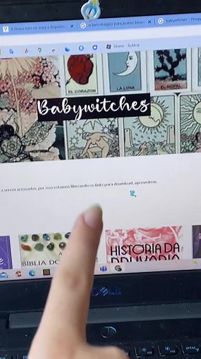 aq site para baixar livros de bruxaria em pdf!! || #bruxaria #bruxarianatural #cristais #livro #grimorio #fyp