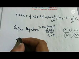 Taylor's Theorem questions different form