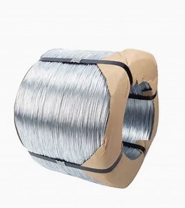 [Hot Item] Galvanized Steel Wire for Spiral Coil Double Loop Baling Wire with Welding Cutting Bending