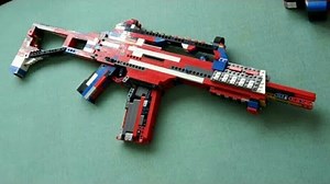 国外大佬用3d展示LEGO G36c拼装教程，厉害了我的哥