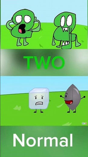 BFDI 23 but everyone is two!! (comparison)