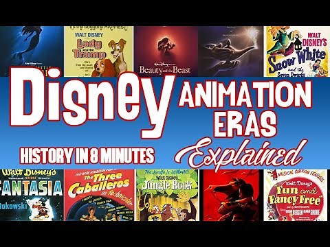 Disney Film Animation Eras Explained | History in 8 Minutes