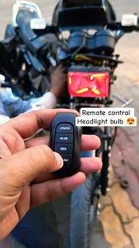 4 colour headlight bulb 😃 !! Full video 👆🏻👆🏻👆🏻👆🏻 !! splendor modified !! modified splendor !!
