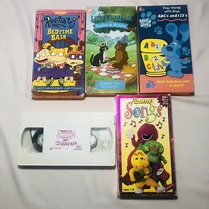 Nickelodeon Rugrats, Barney, Blues Clues Little Orange Video VHS Lot of 5 90’s | eBay