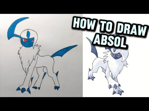 Absol Drawing For Beginners 