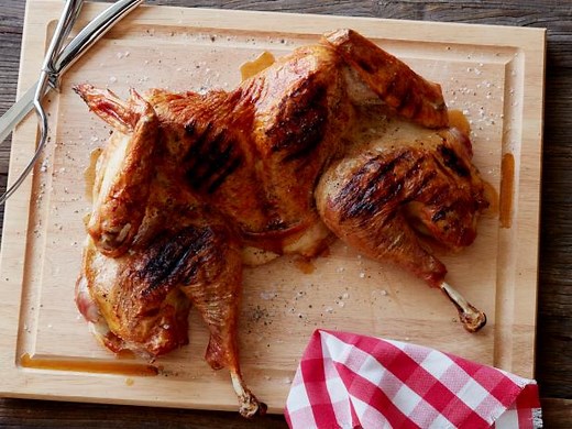 Spatchcocked Grilled Turkey