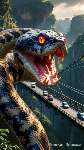 The giant python was beheaded by aliens