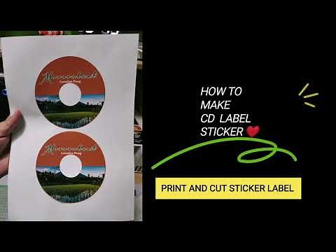 EXTRA INCOME | HOW TO MAKE CD LABEL STICKER