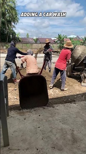 Adding a place for car washing
