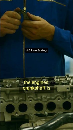 Engine Block Machining Process - Line Boring, Part 6/12 #shortstutorial #precisionmachining