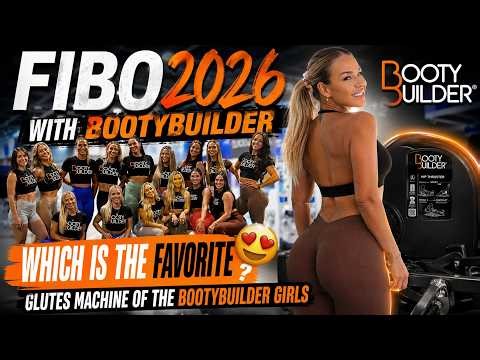 Which Glute Machine Is Actually the BEST? 👀 (BootyBuilder Girls Decide at FIBO 2026)