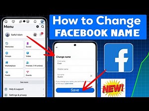 How to Change Facebook Name Easily in 2025 | New Update