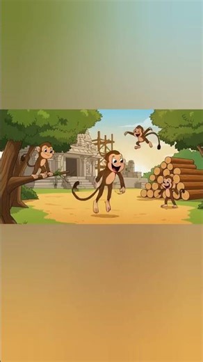 Monkey and Wedge - Panchatantra Stories