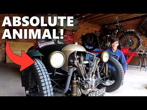 A 1929 Morgan 3 Wheeler on the OPEN ROAD - Vintage Motorcycle and Car Collection walkaround!