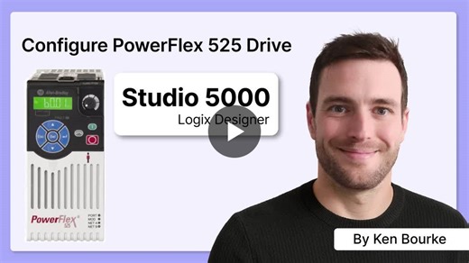 Configure a PowerFlex 525 Drive in Studio 5000 Logix Designer | Sanad Sawaked
