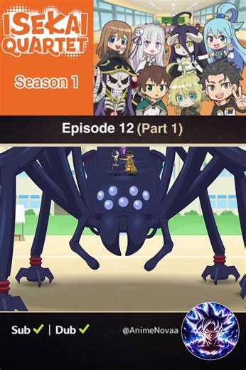This Scene... Anime Name: Isekai Quartet 🎞️Episode 12 (Part 1) 📚 Genre: Comedy, Fantasy, Isekai, Slice of Life Anime Summary⬇️ Isekai Quartet is a comedy crossover anime where characters from several popular isekai series are suddenly transported to a mysterious new world after pressing a strange red button with no way of escaping. When they arrive, they find themselves in a school setting where heroes, villains, and adventurers from completely different worlds must attend class together. #fan