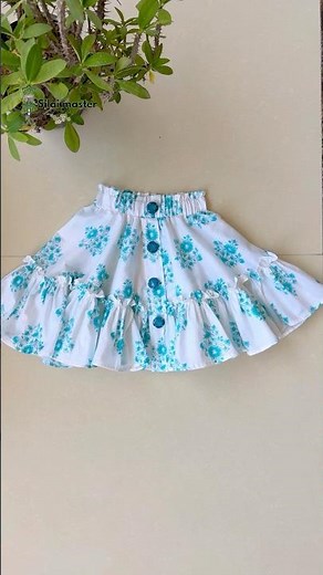 Baby Skirt Cutting & Stitching Tutorial | Easy Skirt Cutting for Beginners