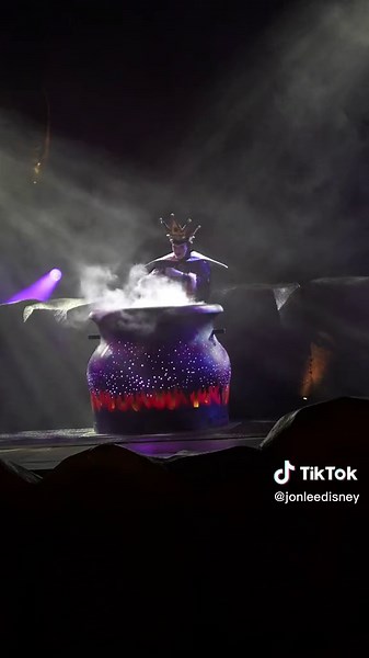 Evil Queen Fantasmic Performance at Disney World
