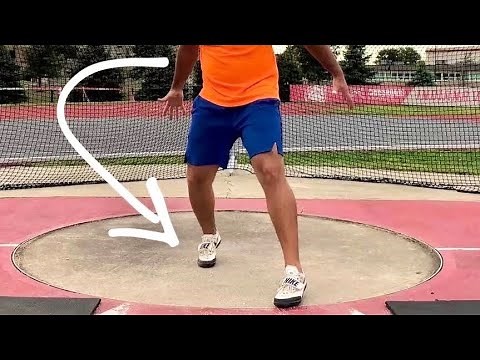 How to switch your feet [REVERSE] in discus