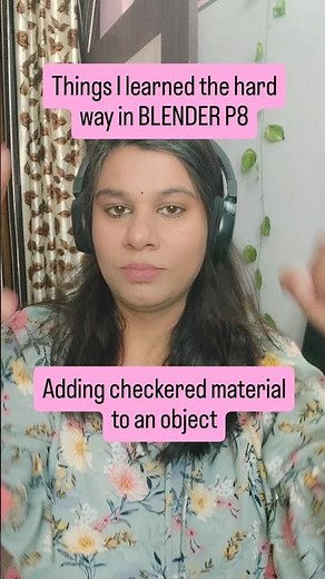 2 Easy Ways to Add Checkered Texture in Blender 🟦⬜#Blender3D #BlenderTips #BlenderBeginner #3DArtist