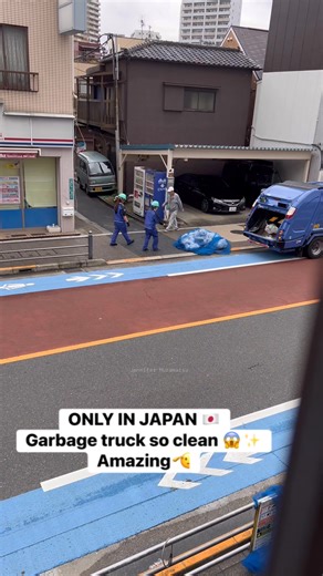 ONLY IN JAPAN 🇯🇵 Garbage truck so clean 🫡✨ #japan #onlyinjapan #fblifestyle | Jennifer Muramatsu