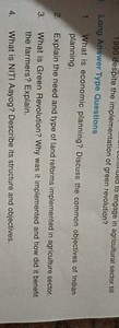 Questions:What is economic planning? Discuss the common objec... | Filo