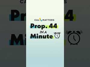 Prop 44 explained l California 2026 election