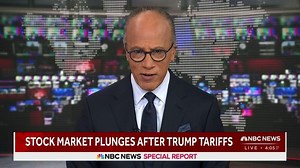 NBC: Stocks sink on news of Trump tariffs