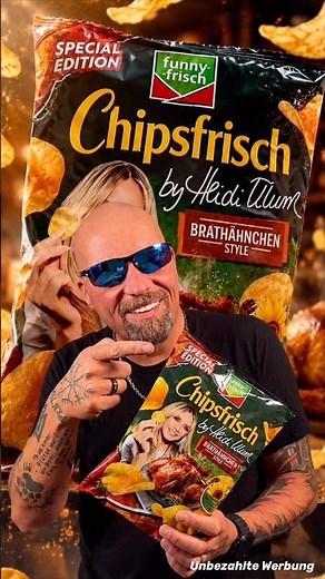 🍗 Heidi Klum's Germany’s Next Top Snack? funny-frisch Roasted Chicken Style