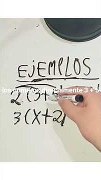 La propiedad distributiva #matematicas #mathematica #algebraicamente #maths