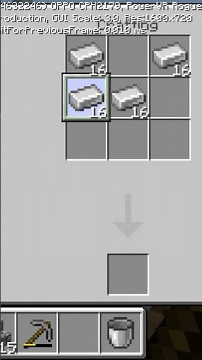 how to craft bucket in Minecraft