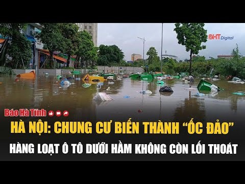 Hanoi: Apartment buildings turn into "oasis", many cars in the basement have no way out