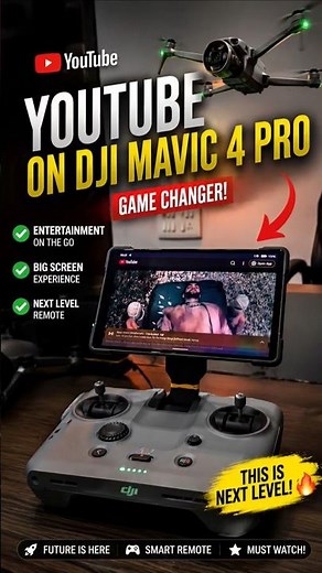DJI Mavic 4 Pro Remote Par YouTube?! 😱 Game Changer Feature!