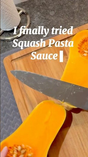 Squash Pasta Sauce! #recipe #butternut #squash #cooking #foodshorts