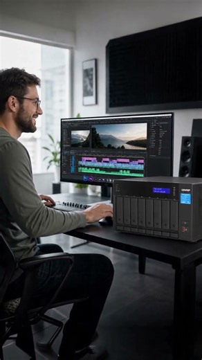 頂尖剪輯師的秘密武器大公開！#QNAP #adobe #nas