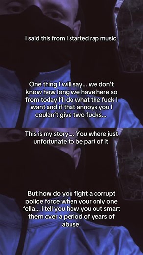 I will do what I want and you won’t stop that…. You try and then you phone the police when I react… 👀 that’s pathetic #blazyk