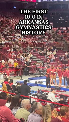 HISTORY! Morgan Price earns the first 10.0 in Arkansas history with this PERFECT vault! 📸Inside Gymnastics #gymnastics #ncaagymnastics #gymnast #olympics #olympicgames | Inside Gymnastics