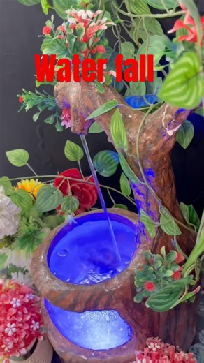 How to Make a Beautiful Miniature Waterfall Aquarium at Home! 🌊🐠 #diyinspiration