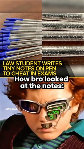 The Craziest Exam Cheat Ever Found 😂