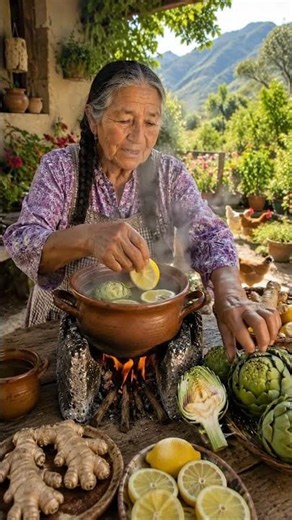 Natural Tea with Artichoke, Lemon, and Ginger to Care for Your Liver