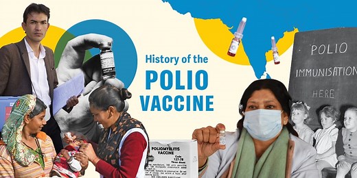 History of polio vaccination