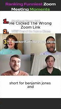 💻😂 Ranking Funniest Zoom Meeting Moments!