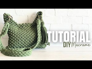 How to Make an Easy Macrame Bag | Step by Step Tutorial