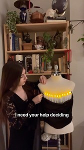 She Builds Robots | Black or white for my new sewing and circuit/coding project? 🕯️ #sewing #cosplay #arduino | Instagram