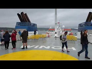 Northlink Ferries Aberdeen to Shetland ferry Hjaltland arriving into Lerwick