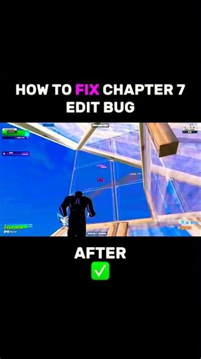 ⚪️This is how you can fix the edit glitch✅🤯#fortnite #tutorial #improve #fyp #freebuild