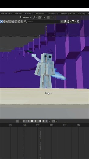 Minecraft Animation 21 wemmbu the mace defender