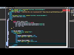 Conversor de moneda JSP - Eclipse (JavaServer Page)