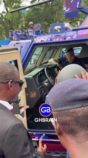 1.4K views · 33 reactions | President John Dramani Mahama has officially handed over about 40 newly acquired armored vehicles to the Ghana Police Service, after receiving first-hand insight into how they are operated. #GHNow | GHnow | Facebook